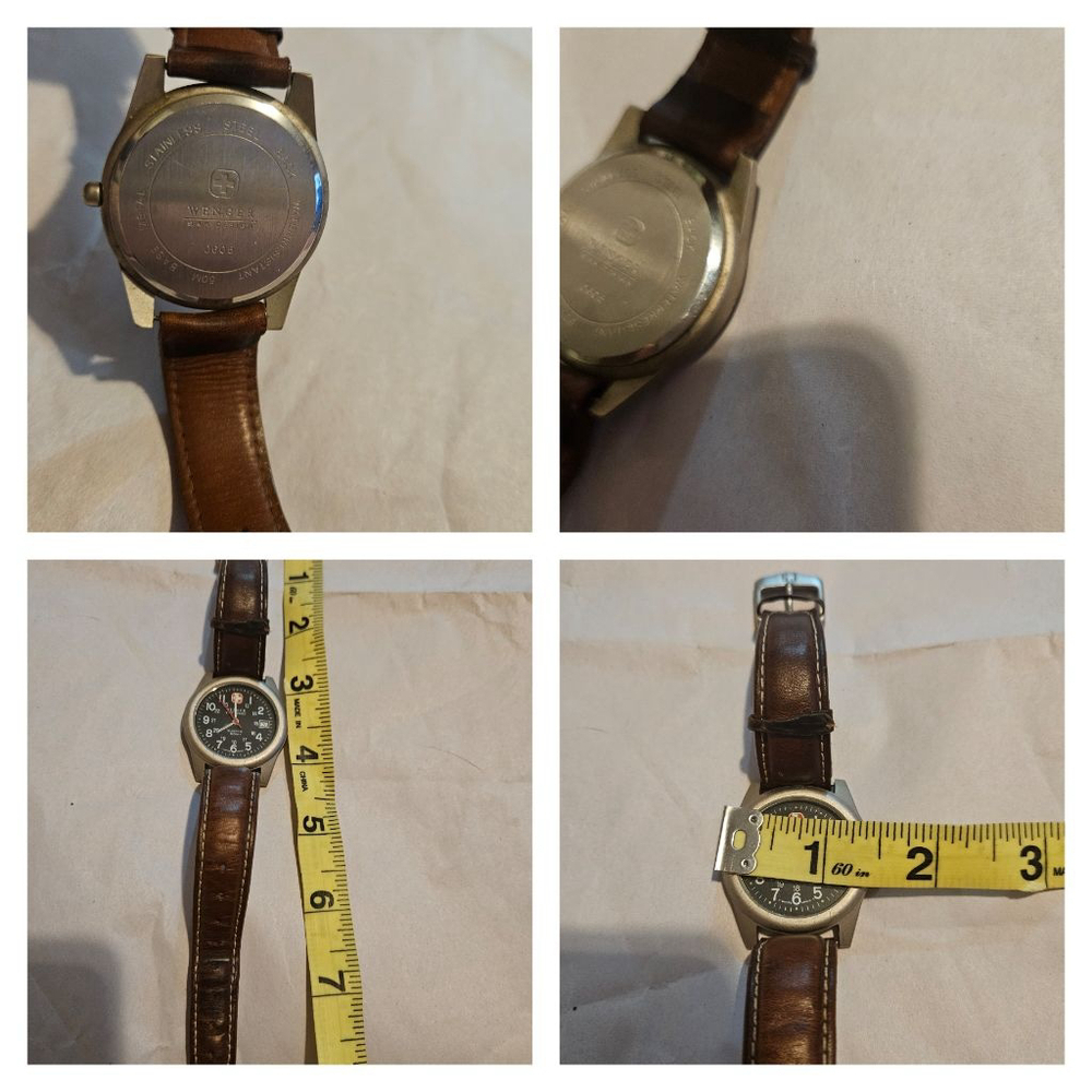 Vintage WENGER SAK DESIGN Swiss Made 50M Quartz Watch - Picture 9 of 10